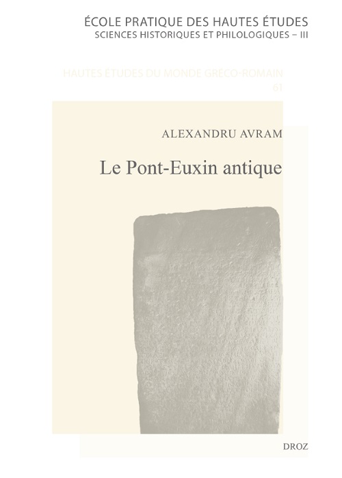 Première de couverture - Le Pont Euxin antique