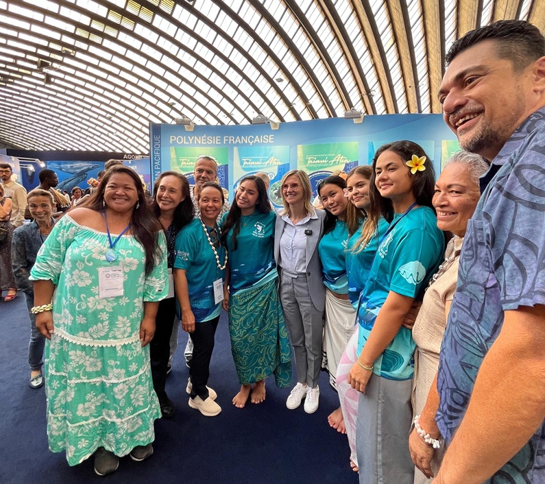 Délégation de 4 élèves du Lycée de Bora Bora