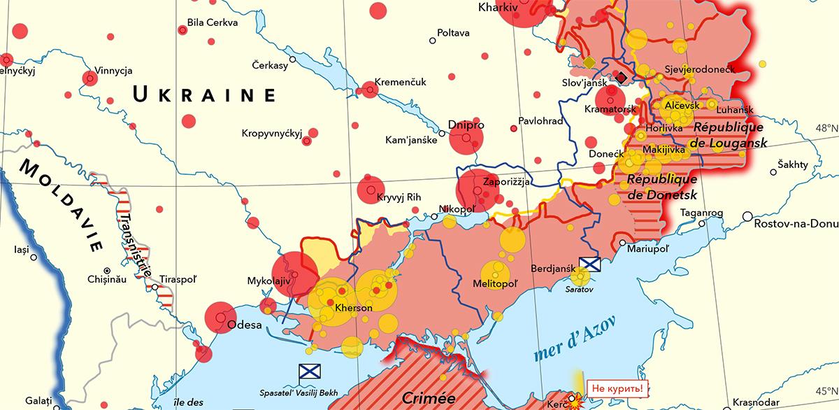 Carte de l'Ukraine